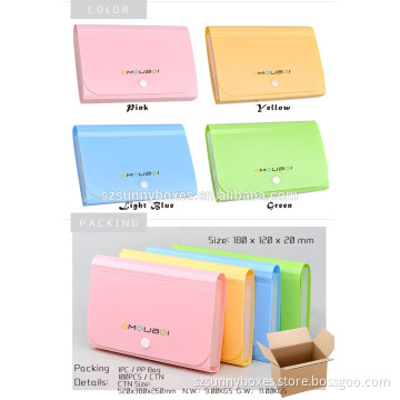 custom colorful A4 size paper pp lock briefcase, carrying case